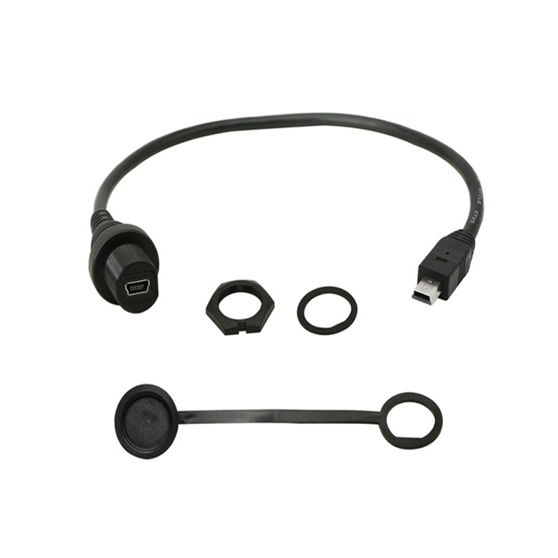 防水线汽车游艇摩托车仪表盘mini面板延长线数据充电转接线