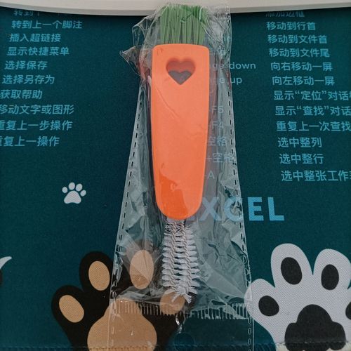 Creative carrot cup three-in-one cup lid cleaning brush, nipple gap groove cleaning no dead corner brush