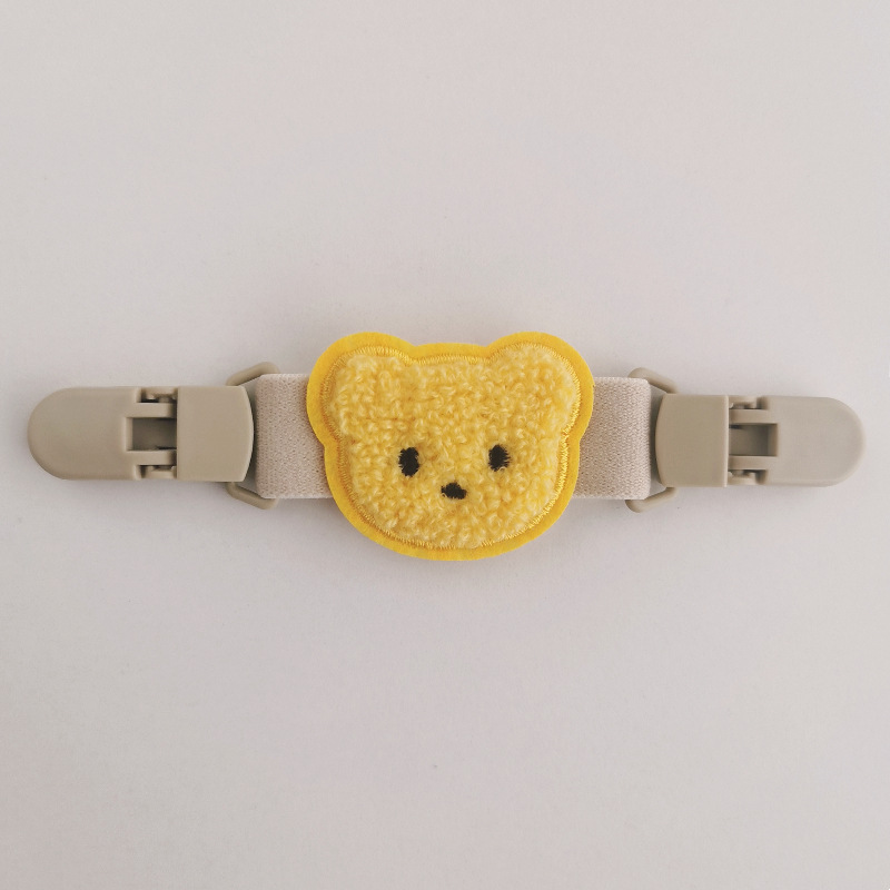 INS estilo coreano clip de suspensión oso pantalones de tirantes para niños clip anti-caída clip de la correa del hombro soporte de la falda de la suspensión antideslizante artefacto de hombro