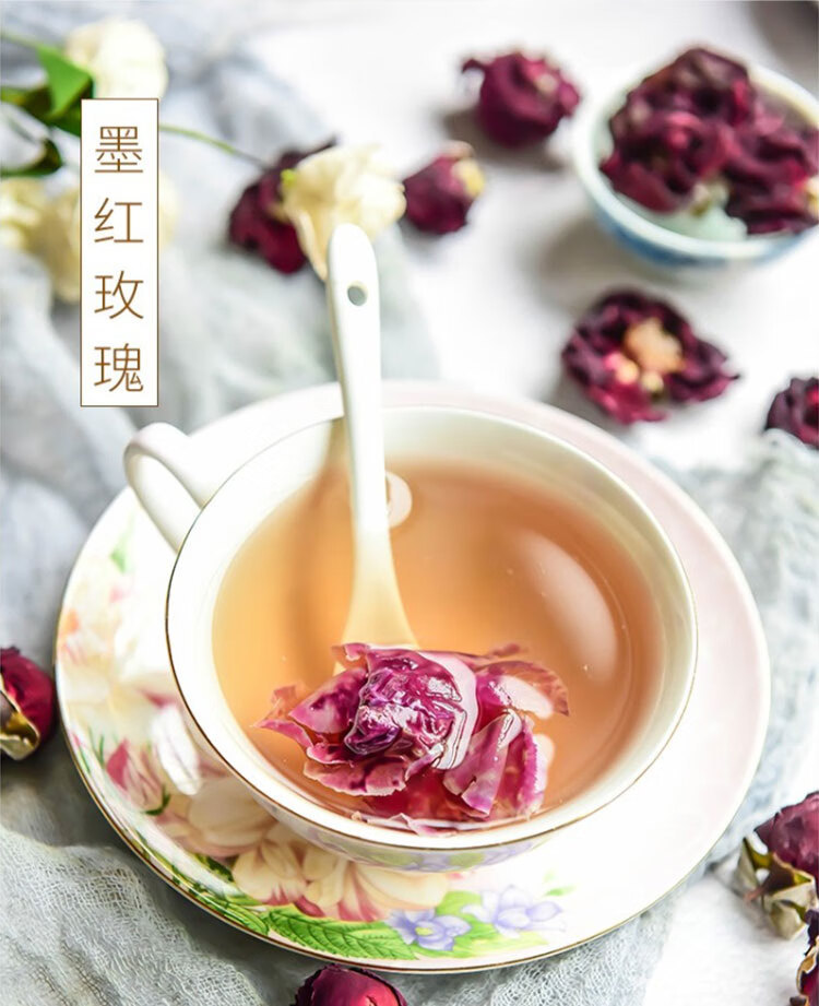 Yunnan Mo Hong Rose Bud Tea 500g Edible Dried Rose Flower One Bud One Cup Bag overview