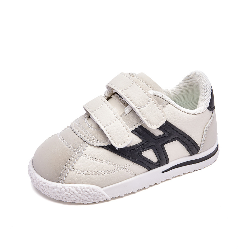 Zapatos deportivos para niños 2026 primavera nuevo niño niñas zapatos de skate para niños pequeños y medianos bebés zapatos blancos suaves zapatos Agan