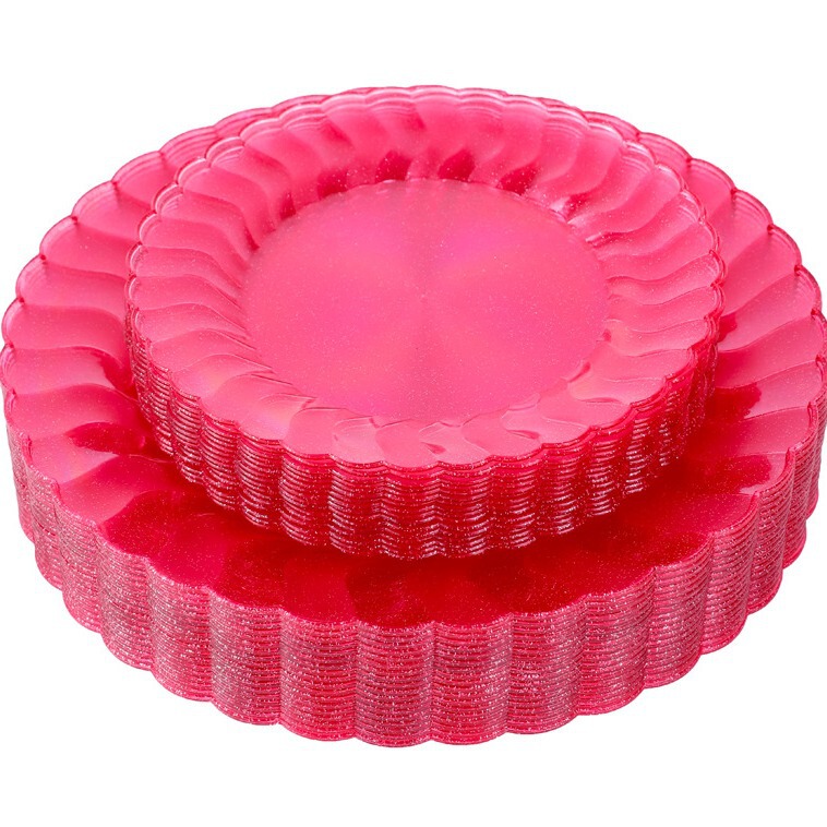6 inch, 7.5 inch, 9 inch, 10.25 inch factory direct disposable plastic plate fruit plate 6 inch, 7.5 inch, 9 inch, 10.25 inch factory direct disposable plastic plate fruit plate