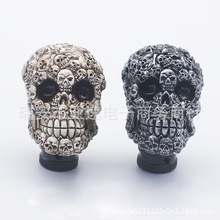 跨境热销 汽车改装  手动挡把 骷髅头鬼头排档头  汽车档把