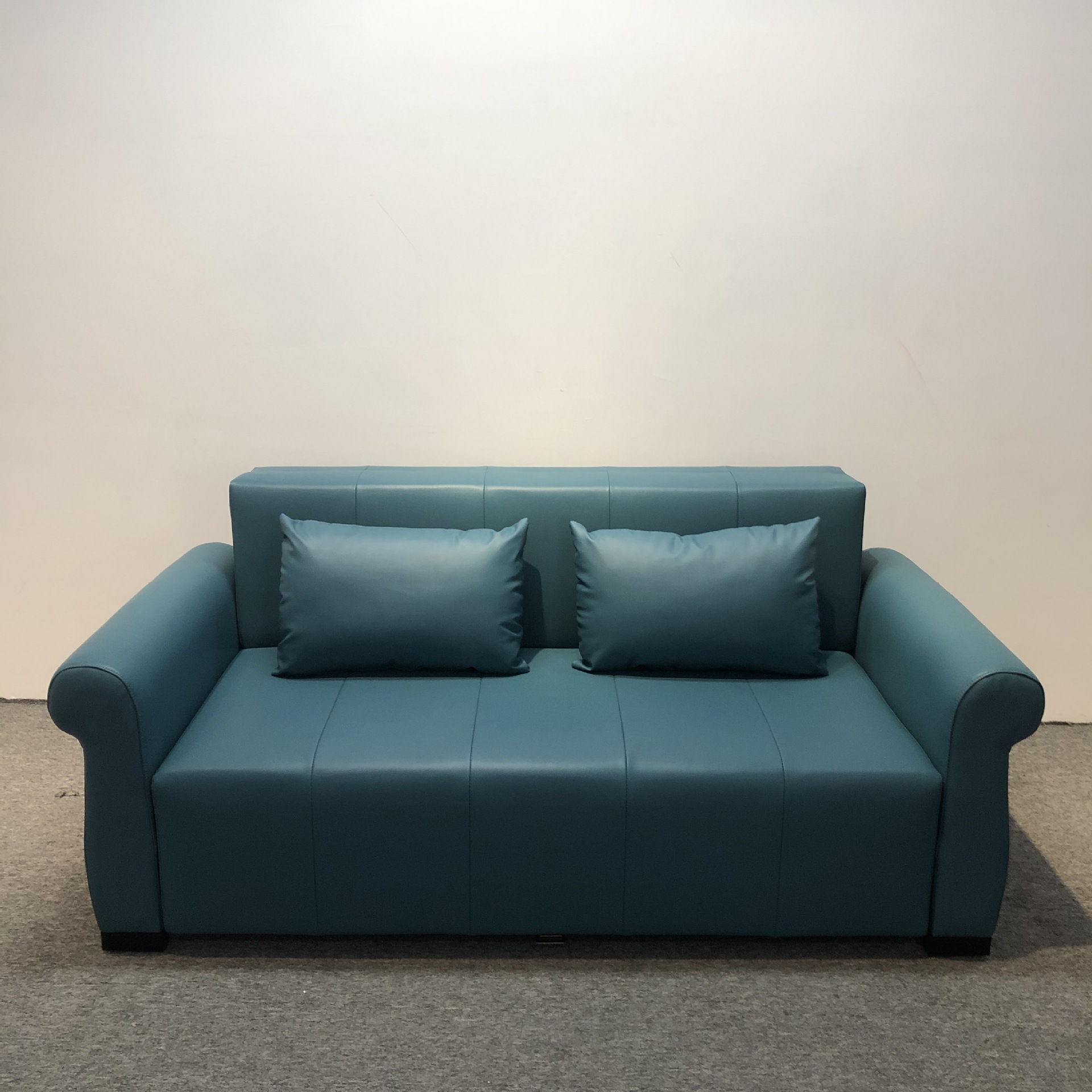 Sofá cama plegable de doble propósito sala de estar pequeña casa función sofá cama de cuero puede almacenar 1.3m 1.5m sofá doble