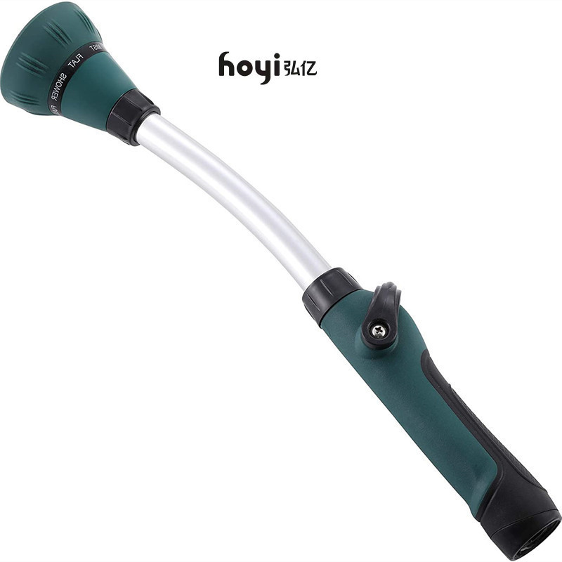 8功能金属汽车水枪 可调节高压长杆喷枪 汽车清洗家用水枪