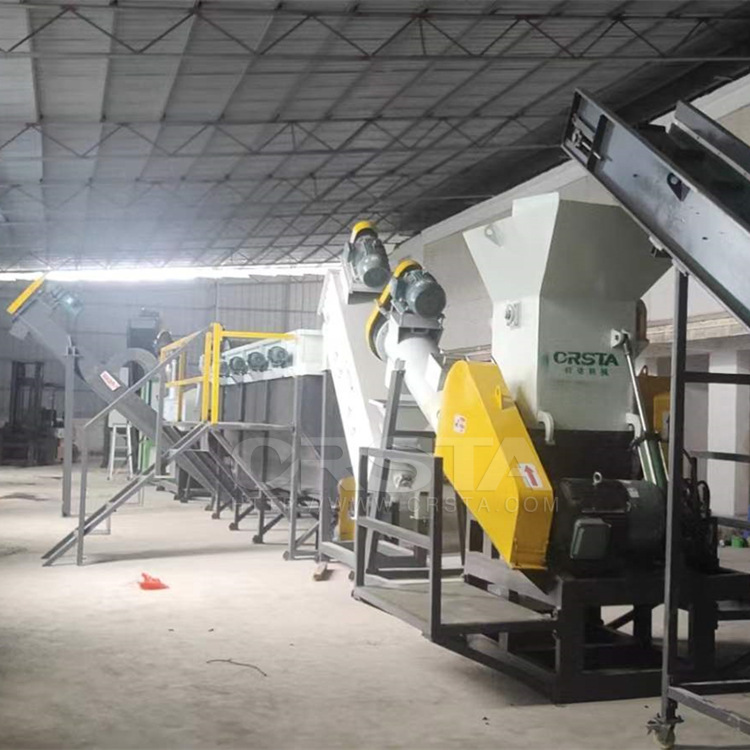 四川废塑料盐水瓶回收机，PP针剂药水瓶废料清洗破碎分选机