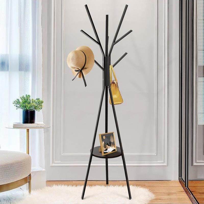 落地卧室衣帽架厂家批发创意铁艺家用衣服架子网红室内时尚挂衣架