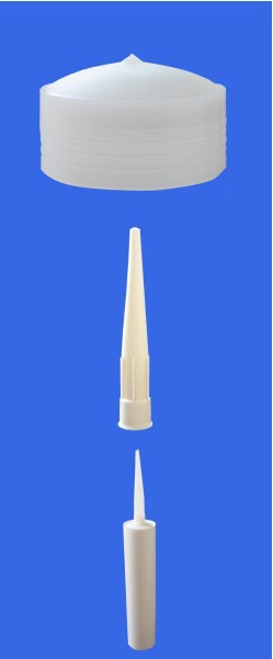 跨境310ml塑料胶桶PE胶筒适合310ml 300ml硅酮胶 cartridge tube