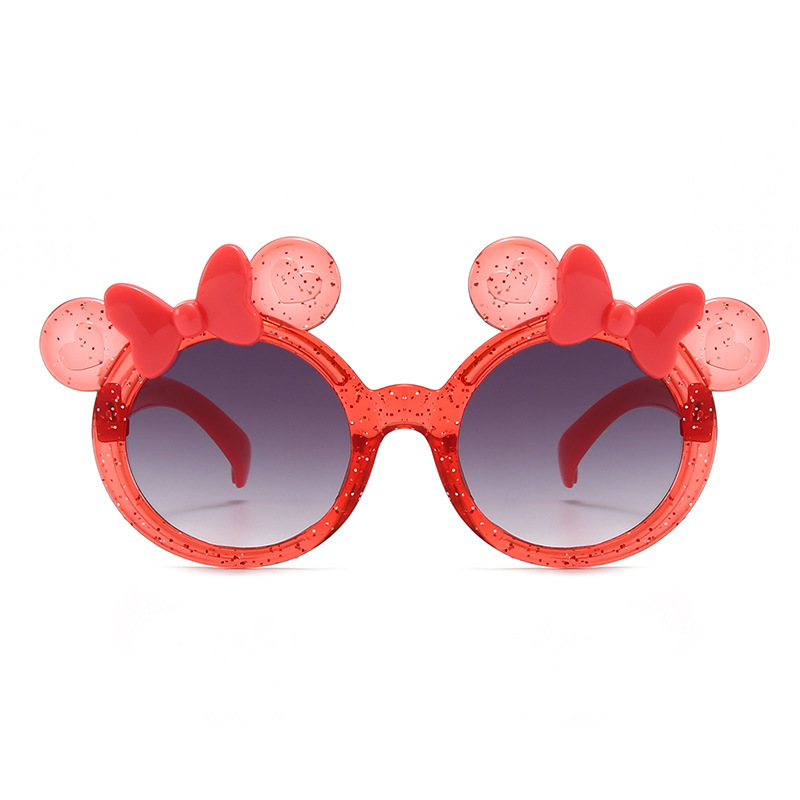 Gafas de Sol Infantiles con Moño, Marco de PC y Lentes de AC, Protección UV400, para Viajes y Fiestas