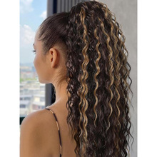 W 94763 Highlighted African Curl Synthetic Wig ��ɫ����С��