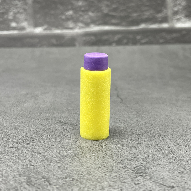 Purple Head Yellow (1.3cm diameter, 1.3g)