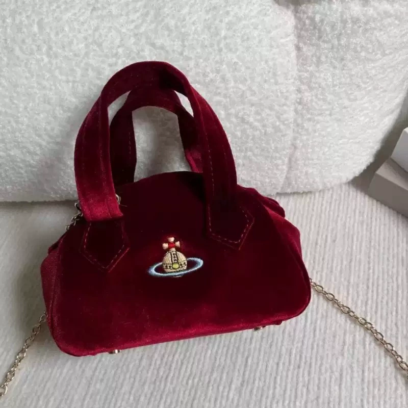 Узкий западный стиль королева мать Большой Сатурн замша Ласточка сумка Tote сумка Hazel подмышечная бродяга бархат клип сумка