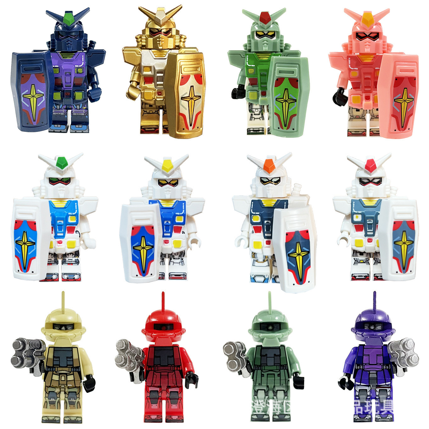 Exquisite Building Block Doll Series Single Boy Toy Specially Designed for Foreign Trade Educational Assembly Toys