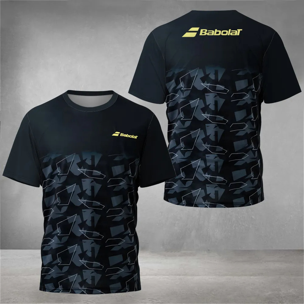 2023 cross-border hot selling golf clothing 3D digital printing men's loose fitness short sleeve t-shirt