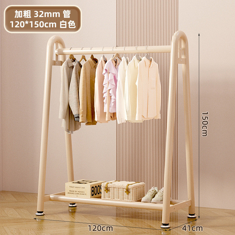 브랜드 직접 판매丨빅맥 3.2CM 두꺼운 파이프 직경丨따뜻한 흰색-대용량 저장 [120CM*150CM] 단일 레이어 모델