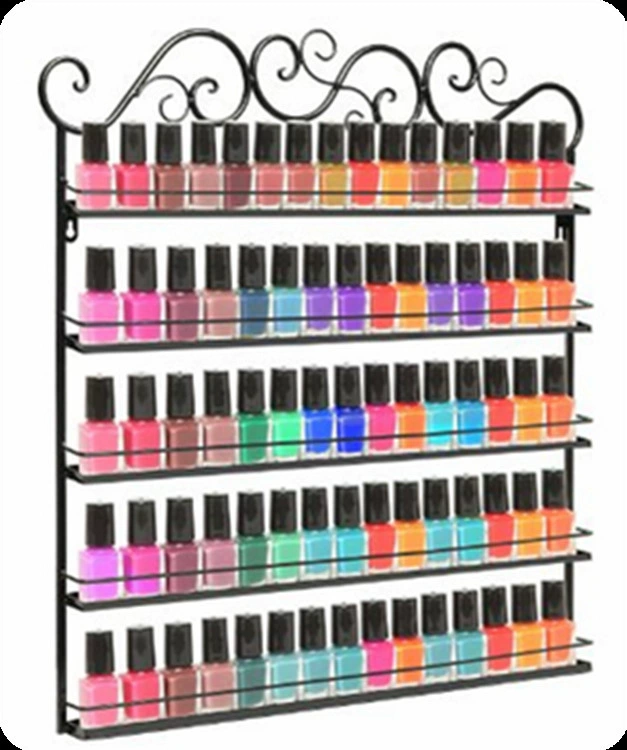 Cosmetic stand, metal nail polish
