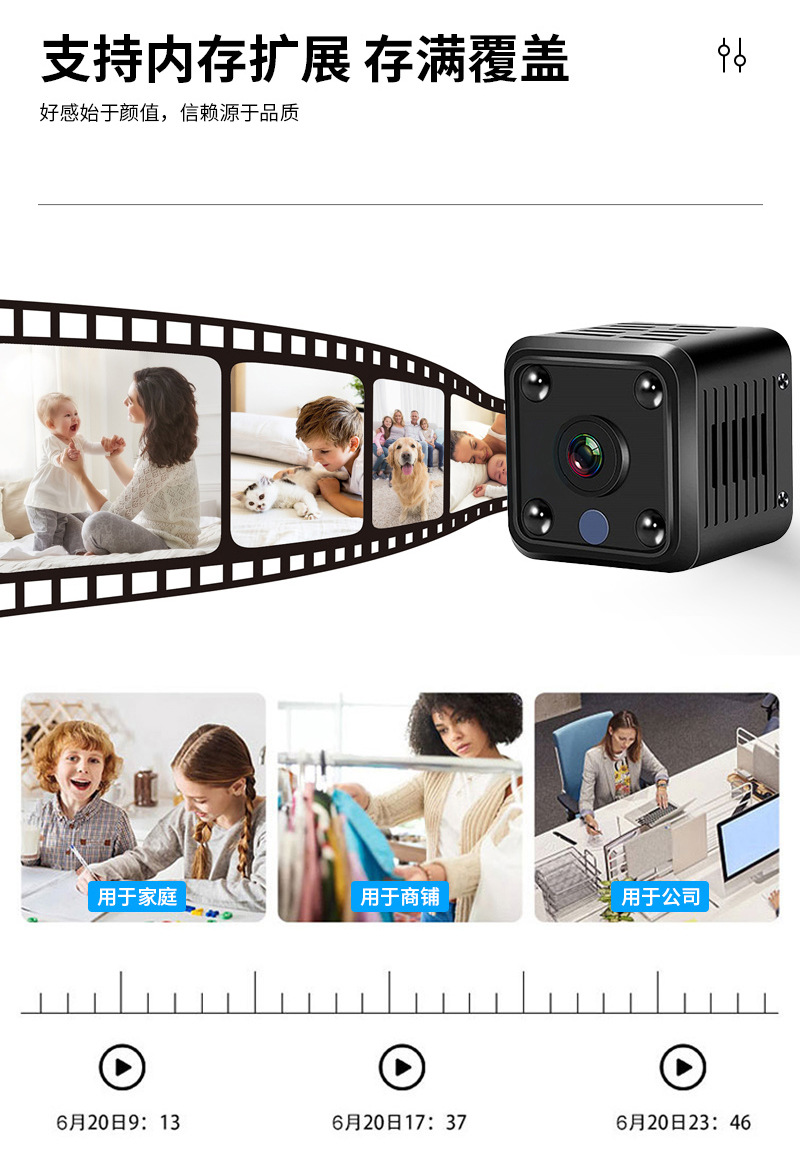 X6 Cross-border Bestseller Security Monitoring Sports Outdoor High-definition 1080P Home Wireless WiFi night Vision camera undefined