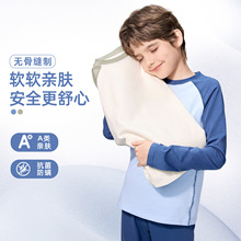儿童睡衣男童家居服套装2025新款冬季宝宝秋衣秋裤男孩保暖棉衣裤