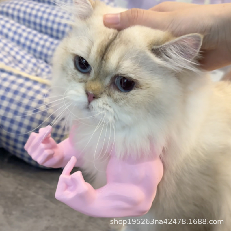 クロスボーダー-クリエイティブグリーンジャイアントアーム3Dプリント新しい猫筋肉アームパロディークリエイティブ|undefined
