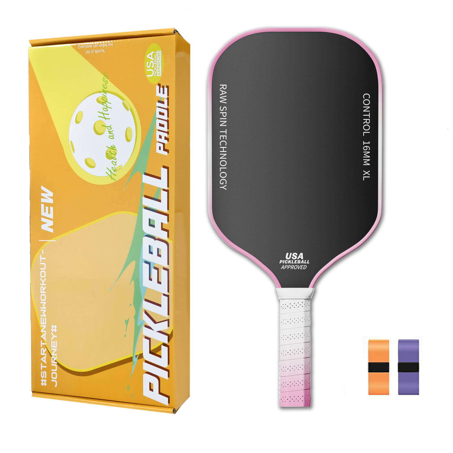 New Pickleball Racket Carbon Fiber T700 Competition-Grade Pickleball Professional Racket Gradient Color Pickleball Racket