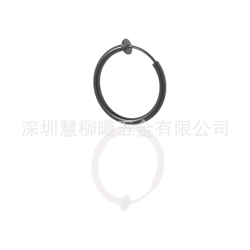 Стальной пружинный ушной фиксатор, серьги, невидимое пирсинг носа, пирсинг пупка, без проколов ушей, прямые продажи с завода