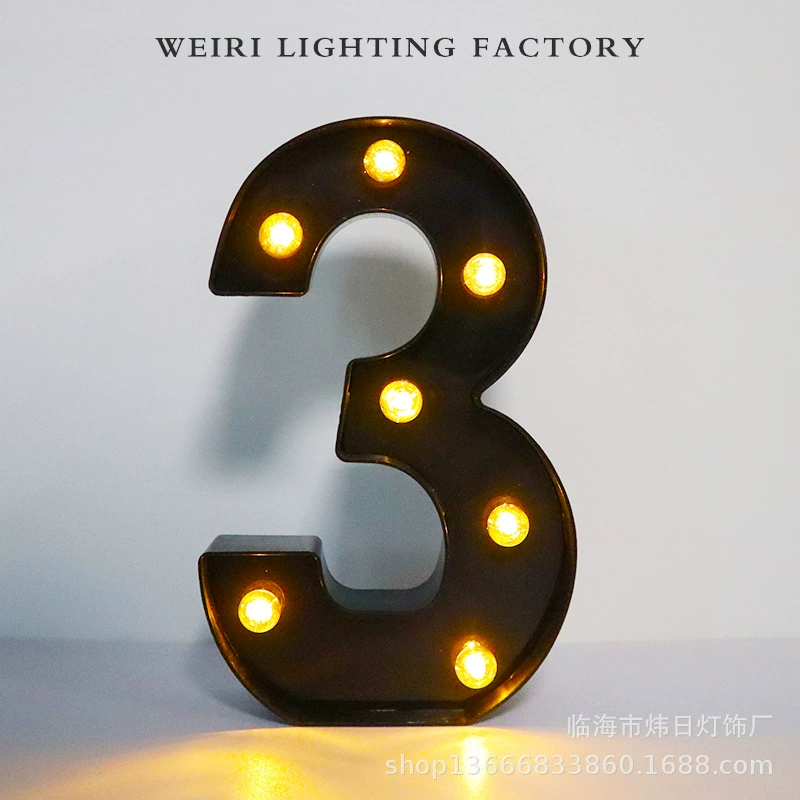 LED рекламная буква, черная подсветка алфавит, крупная декоративная английская буква 21,8 см