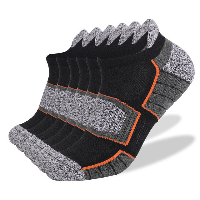 Men Sports Socks Athletic Socks Sport Thick Towel Bottom Running Low Cut Socks Outdoor Breathable Cotton Moisture Wicking Socks