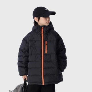 【粉丝专享清仓特价】不退不换男童棉服日系冬季连帽保暖棉衣外套