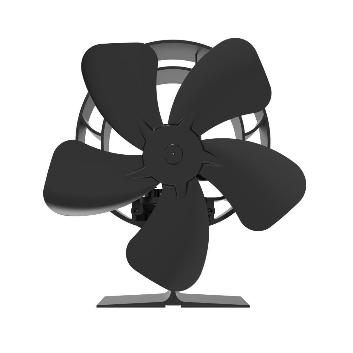 跨境专供热动力壁炉风扇60度摇头炉灶热循环扇静音取暖Stove Fan