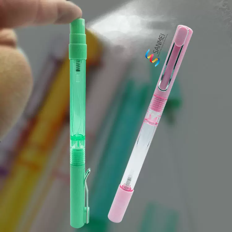 酒精喷雾笔水笔定制logo广告笔alcopen现货消毒液跨境虾皮热卖笔