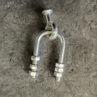 Electroplated Q-7 U-Bolt U-1670 Export Insulating Substring Galvanized Gold with Anti-Corrosion and Anti-Corrosion Insulation