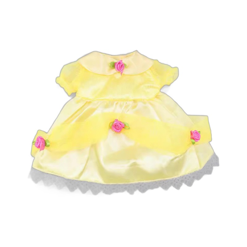 Milu muñeca poco Merlot princesa vestido Belle vestido de la princesa accesorios de la muñeca chica jugar casa juguete fábrica lote