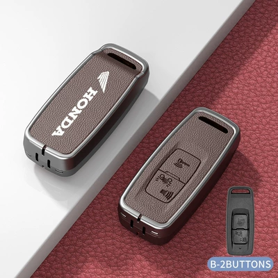 Zhou Ben Tian Motorcycle Sensor – Car key bag - standard-type-b-mocha-brown-zinc-alloy-shell-single-shell