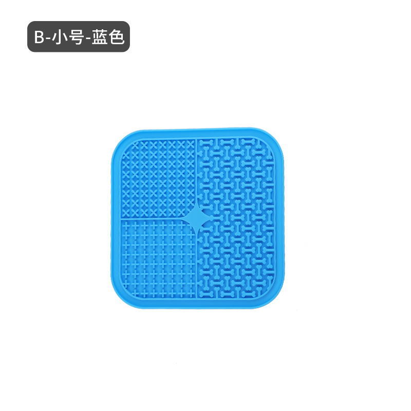 Amazon caliente de grado alimenticio almohadilla de lamida de mascota succión almohadilla de mascota para perros varias formas de almohadilla de mascota para perros