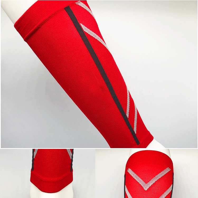 透气足球篮球小腿压力护套 简约运动风格护套装备 高弹吸汗款腿护|ru