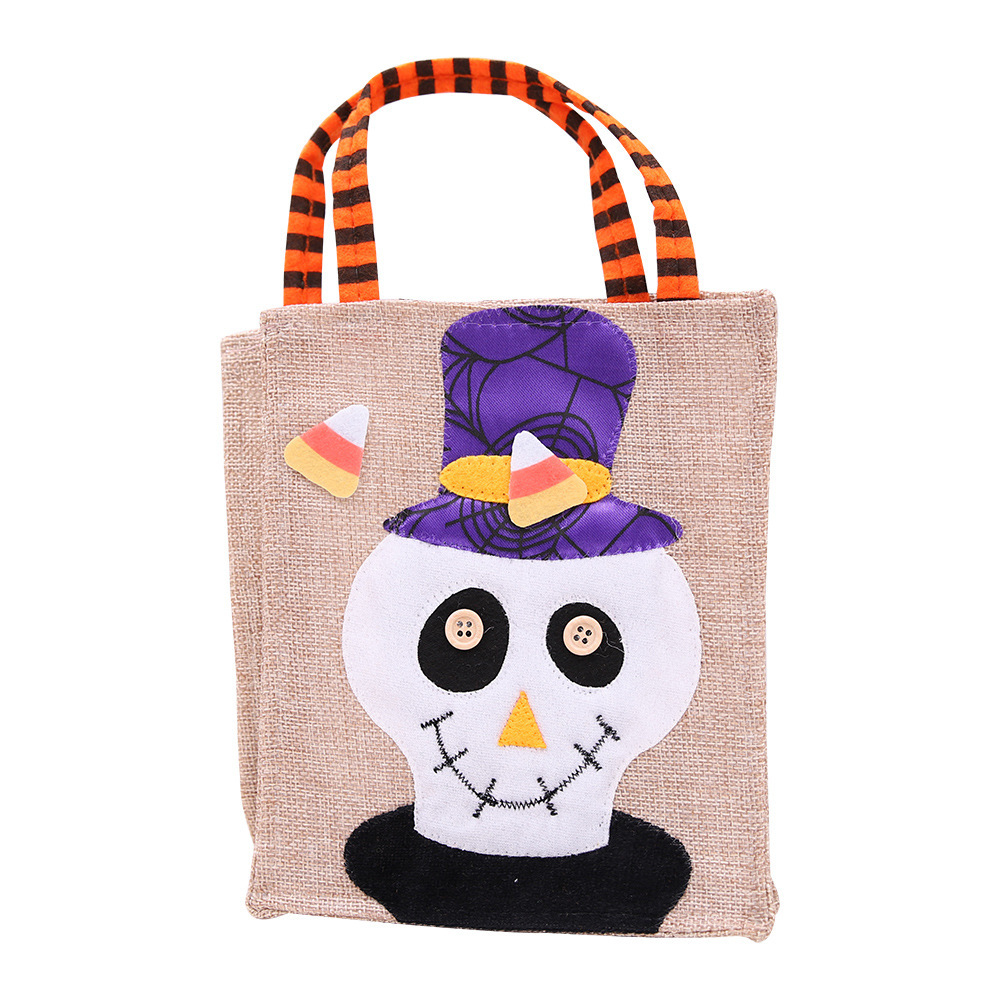 Bolsas de regalo de Halloween transfronterizas Bolsas de mano no tejidas Bolsas de dulces Bolsas de calabaza Bolsas de regalo de props