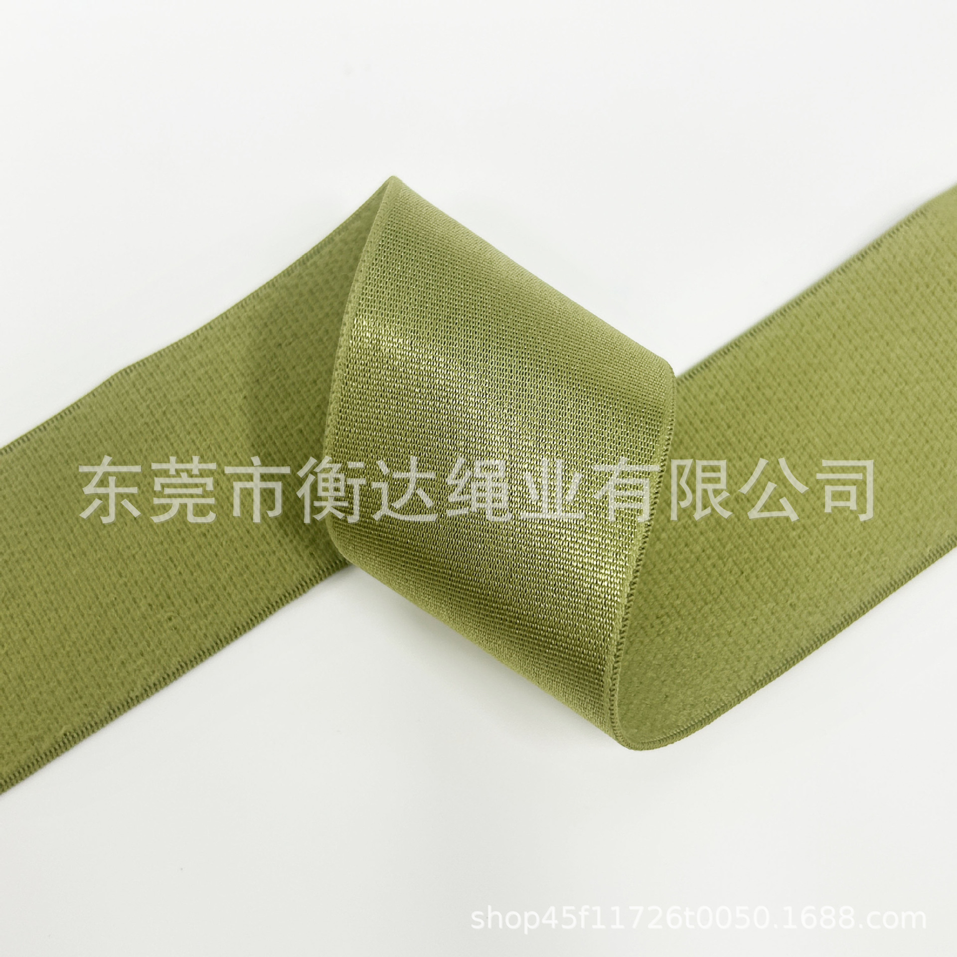 Inventario de 4cm de tela de seda elástica de nylon seda de color vestido de calzoncillos cintura elástica