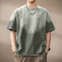 圆领夏季宽松扎染t恤