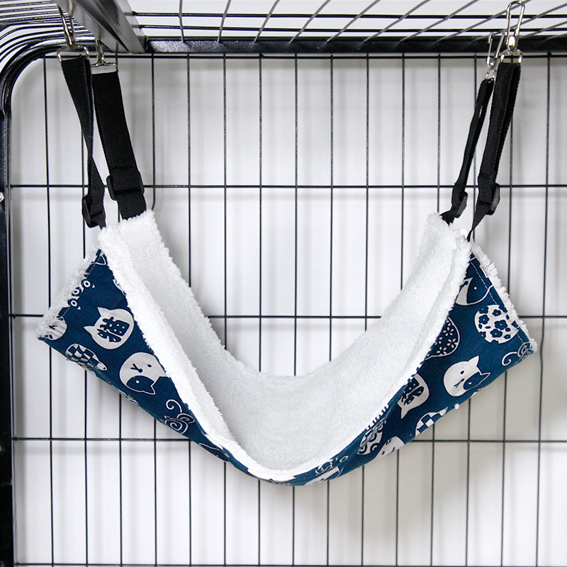 S / Velvet blue lucky cat