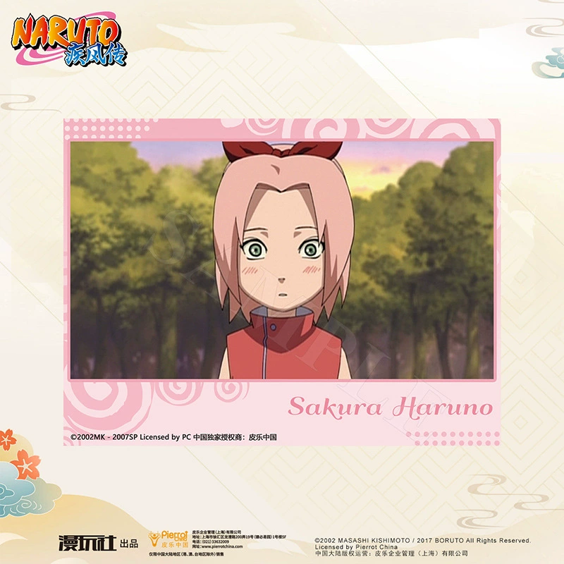 Набор фотокарт Полароид (Naruto) — серия детства, 4 принта персонажей, стиль А6