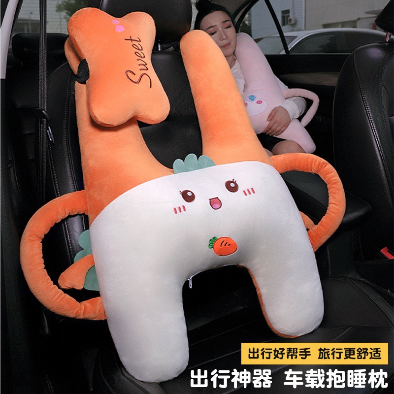 Children's Car Sleeping Artifact Safety Anti-collision Neck Pillow Car Pillow Car Rear Sleeping Pillow Adult