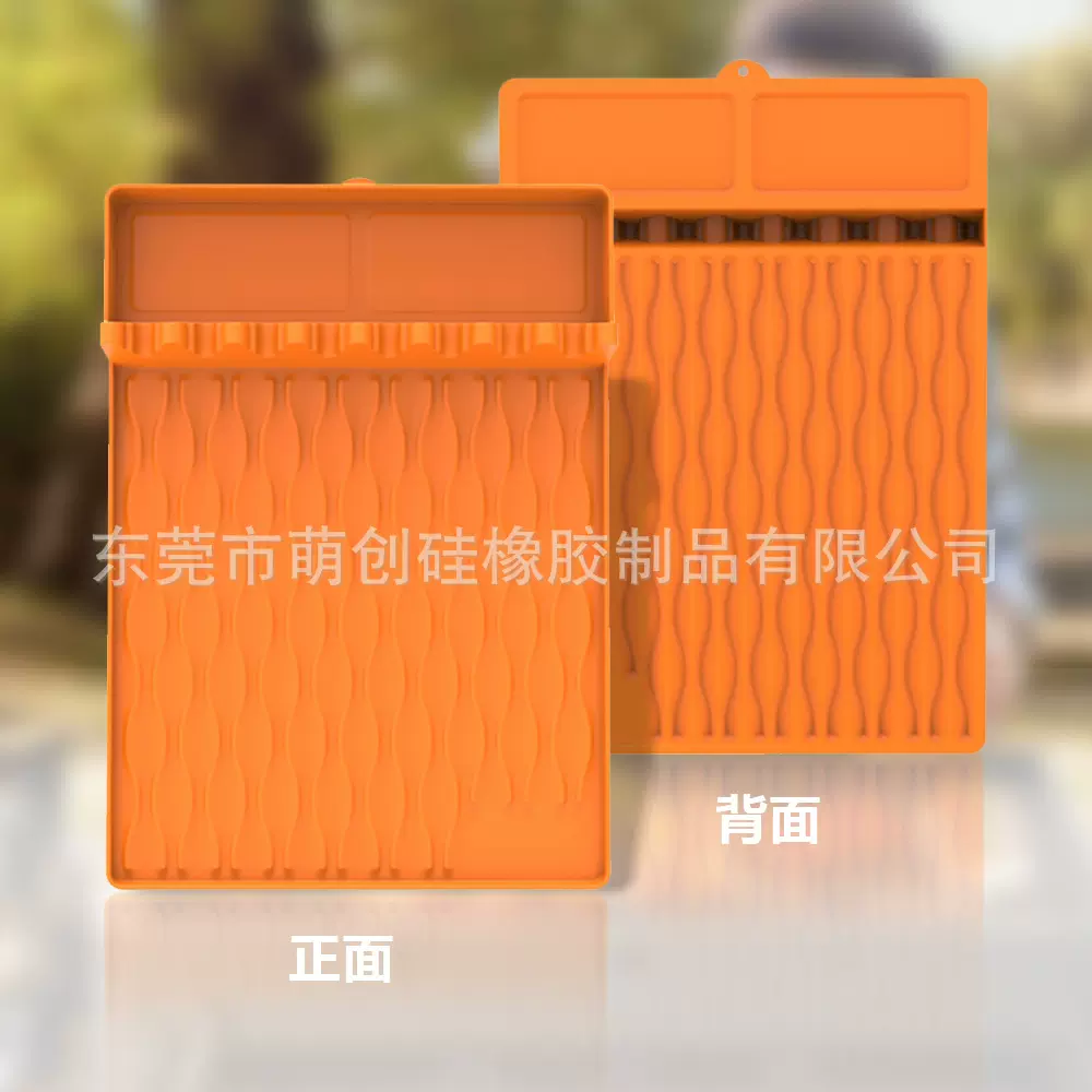 亚马逊新款烧烤炉硅胶侧架垫烤盘耐高温不粘沥油垫硅胶烤炉工具垫