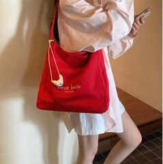 南风年中回馈款Chio2n 霓虹甜心托特包包女简约帆布包通勤单肩包