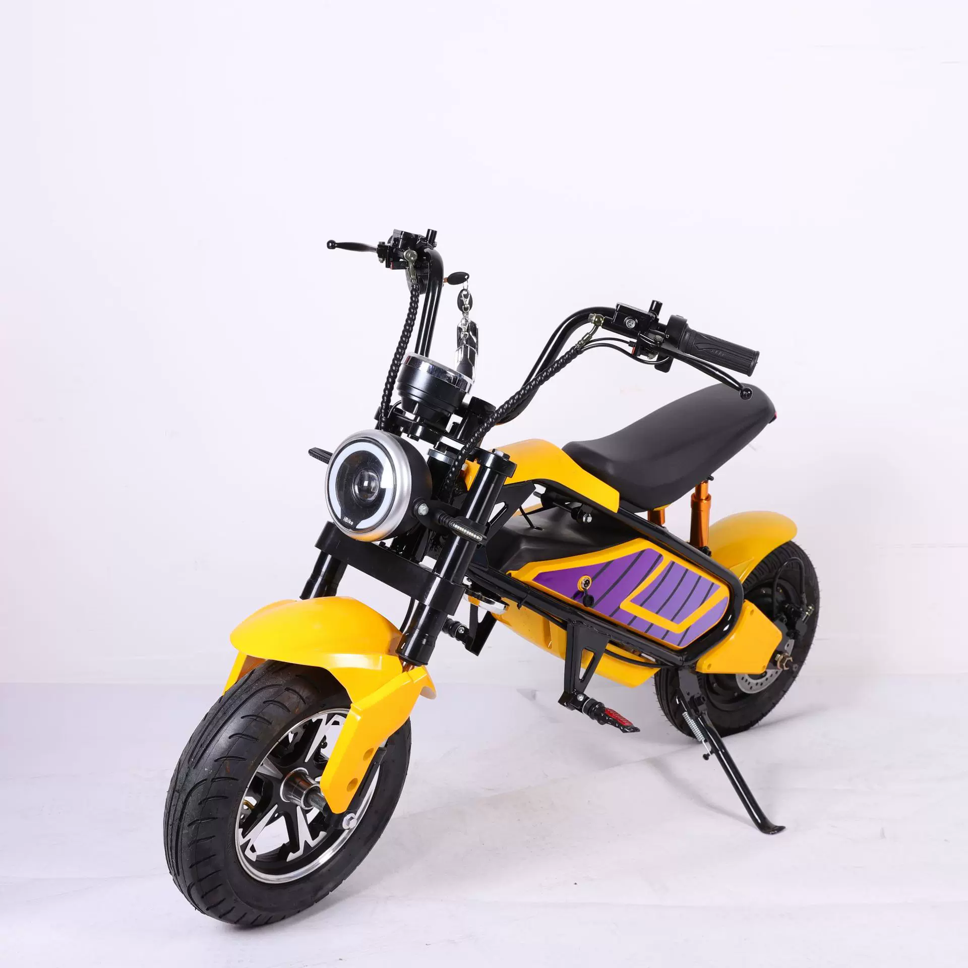 跨境直供成人上班代步电动车 哈雷摩托造型高颜值儿童两轮电摩托