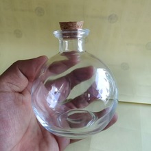 现货200ml 150ml 100mll圆球塞口漂流瓶 许愿瓶饮料瓶 工艺瓶
