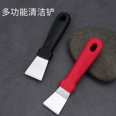Wok Bottom Scraper Oil Stain Removal Tool Black Scale Grease Scraper Refrigerator Defrost Ice Scraper Kitchen Homeware Cleaning Supplies