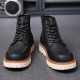 2023 martin boots men's thick-soled crazy horse leather lace-up motorcycle shoes mountaineering tooling boots waterproof non-slip spot supply