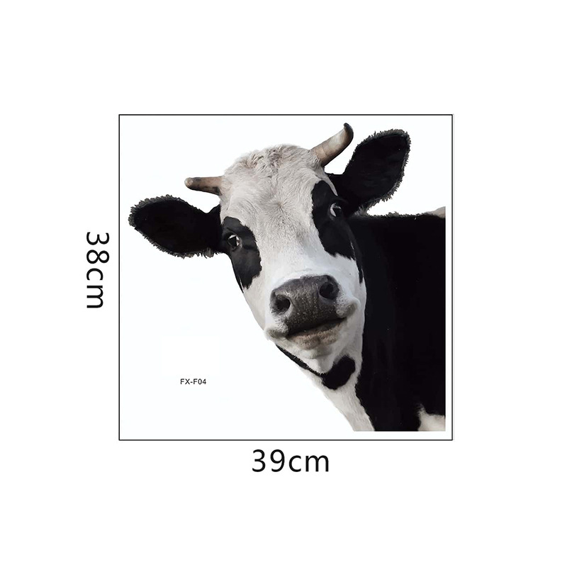 Casual Vacation Cows Plastic Wall Sticker display picture 1