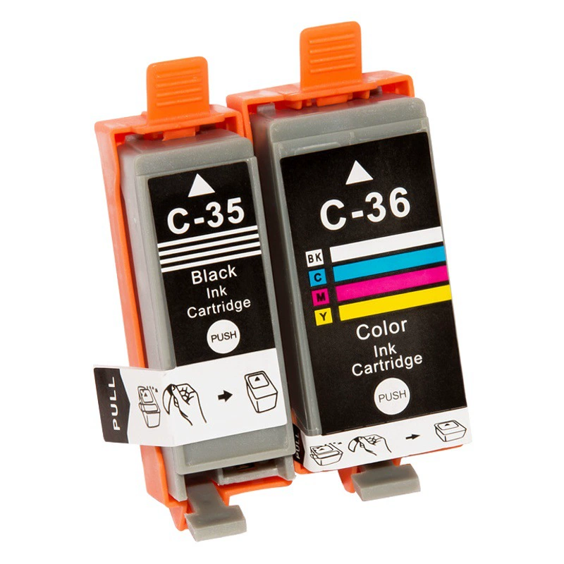 Применимо Canon 35 36 чернильный картридж PGI35BK CLI-36C чернильный картридж IP100 IP110