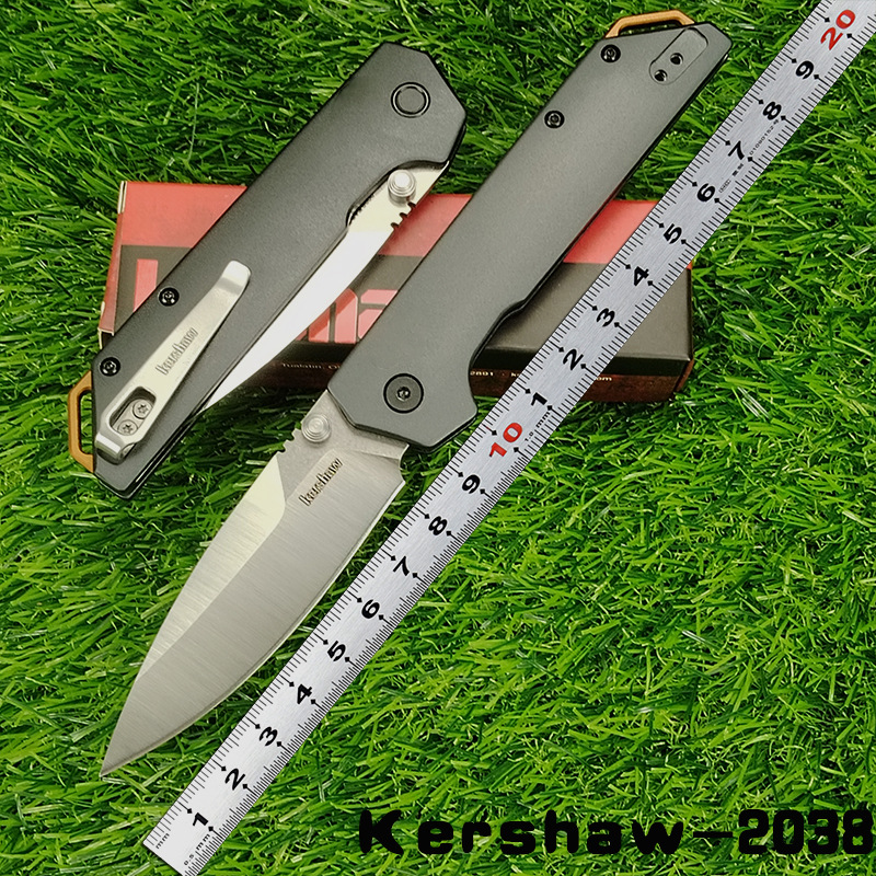 外贸新款卡秀2038户外折叠刀随身便携野外露营钓鱼小刀高硬度刀具
